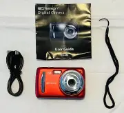 New Emerson EDC240 Digital Camera 14.0MP Red Never Used Mint