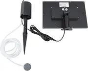 Solar Pond Aerator, 10V 8W Solar Oxygen Air Pump, Adjustable Air, Waterproof No Noise Solar Aerator for Fish Pond, Tank, Aquarium