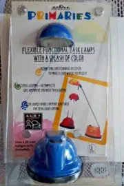 Alsy Lighting Primaries Retro Funky Desk Lamp Vintage Blue NOS Weighted Base