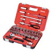 Sidchrome SCMT10801 - Socket Set 1/2" 61 Piece Blow Mould Set