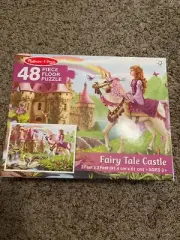 Melissa & Doug 48 Piece Floor Puzzle Fairy Tale Castle 3Ft x 2Ft New/Open Box