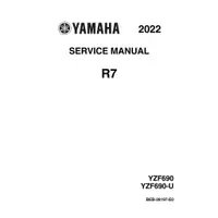 在飛比找蝦皮購物優惠-YAMAHA R7 2022年 英文版維修手冊 YZF-R7