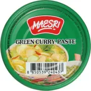 3 Tins* Maesri Green Curry Paste 114g