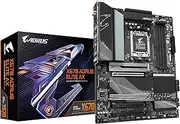 GIGABYTE X670 AORUS Elite AX (AM5/ LGA 1718/ AMD/ X670/ ATX/ DDR5/ Quad M.2/ PCIe 5.0/ USB 3.2 Gen2X2 Type-C/AMD WiFi 6E/ 2.5GbE LAN/Q-Flash Plus/M.2 EZ-Latch/Gaming Motherboard)