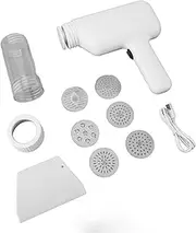 Pasta Maker, Pasta Maker Machine Handheld, Easy to Carry, Pasta Machine ABS Stainless Steel Material, Noodle Maker for 6 Different Pasta Discs Shapes, Pasta Cutter for Home
