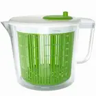 Small Salad Spinner, Mini Salad Spinner and Dryer With Measuring Cup Bowl, Be...