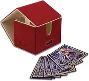 Ultra Pro Vivid Deluxe Alcove Edge Deck Box, Red