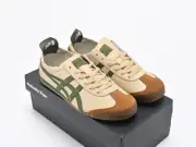 1183C102-250 Onitsuka Tiger Mexico 66 'Beige Grass Green'