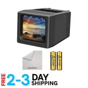Effortless 35mm Slide Viewer with LED Light and Easy Setup - Includes Batteries