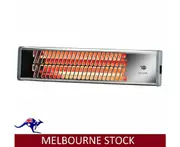 Heater Electric Wall Chrome Pullcord Bathroom Heat Waterproof Strip Heller 1200W