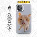 LEOCASE MEME 高級矽膠 IPHONE 手機殼 DREAMY CAT 不眠搞笑手機殼適用於 IPHONE