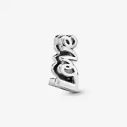 New Genuine Authentic Pandora Silver Reflexions Love Script Clip Charm 797579