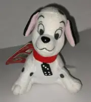 Disney 102 Dalmatians Clip-On Plush Beanie Bean Bag Toy With Tag BRAND NEW RARE