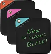 Boogie Board VersaNotes Expansion Pack, Reusable Dry-Erase and Sticky Note Alternative 3-Pack for Home and Office, with 4x4” Writing Surface, and Instant Erase (VersaPen Stylus not Included)