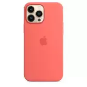 For Apple iPhone 13 Pro Max Silicone MagSafe Case / Cover - Pink Pomelo