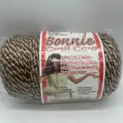 Bonnie Macrame Craft Cord Braided 6 mm 100 Yards Brownie Brown Heat Fusible NEW