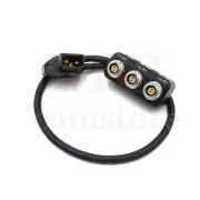 New Power Splitter Box 1 x D-tap Male to 3 x 0B 2-pin Female 14.8V Adapter Cable