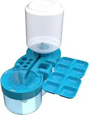 Cleaner Water Cycle with Brush Rinser Brush - Brush | Brush Cleaner from with Drain | Washable Painting Tools Art Supplies with Voyage Holder for Teachers and Pitts