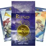Runes Oracle Cards: A 24 Tarot Card Deck English Version Divination Occult Game