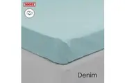 Algodon 300TC Cotton Fitted Sheet Long Single Size Denim
