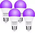 LED Black Light Bulb,9W(75Watt Equivalent) A19 UV Blacklight Bulb,120V,Uva Level