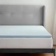 2 Inch Gel Infused Memory Foam Mattress Topper, Certipur-US Certified, High-D...