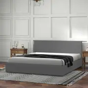 Milano Sienna Luxury Bed with Headboard Grey No.28 (Single, King Single, Double, Queen, King)