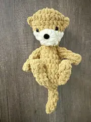 ADORABLE OTTER PLUSHY handmade doll toy Crochet Amigurumi
