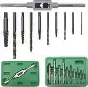 11 PCS Damaged Broken Screw Extractor Drill Bit Bolt Stud Remover Tool Kit Set