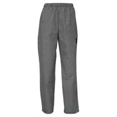 Winco UNF-4KXXL Unisex Chef Pants, 2XL, Houndstooth