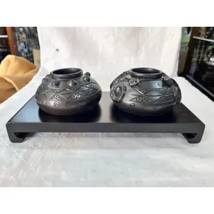 全新 陶製原住民陰陽壺紀念品
