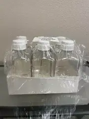 Nalgene 2000mL PETG Square Media Bottles in Shrink Wrap Sterile- 6 Pack