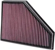 K&N 33-2942 Panel Air Filter for 2015 BMW X1 sDrive 16d 2.0L L4 Diesel