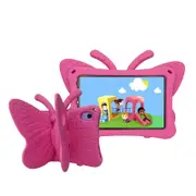 iPad Case For iPad Mini 6 Cartoon 3D Butterfly EVA Proof Shockproof Case with Bracket-Rose