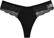 [GRRKDFQ] Women'S Erotic Costumes Lace Underwear Solid V-Shaped G-String