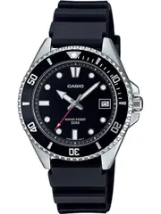 Casio Collection MDV-10-1A1VEF Black Rubber Mens Watch