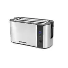 Elite Platinum Stainless Steel 4-Slice Long Slot Toaster Silver