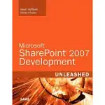 MICROSOFT SHAREPOINT 2007 DEVELOPMENT UNLEASHED