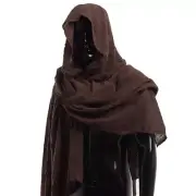 Cosplay Medieval Renaissance Hood Scarf Wrap Cloak Shoulder Cowl
