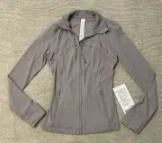Lululemon Woman's mauve grey Define Nulu Jacket, Size 4, BNWT, L@@K**