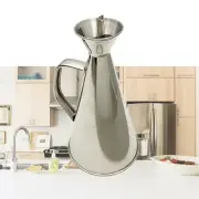 17oz Kitchen Cooking Oil Filter Pot Soup Grease Strainer Separator Storage Can