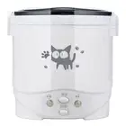 1L Mini Rice Maker Food Steamer One Button To Cook Multi-cooker for 1-2 People #