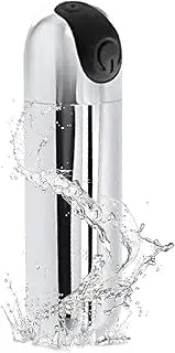 Percussion Handheld Electric Back Massager - Rechargeable&Waterproof Handheld Deep Tissue Neck Back Massager for Shoulder, Leg, Calf, Foot, Muscle, Neck, and Back Pain Massager for Women（Silver）…