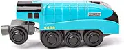 Bigjigs Rail, Mallard Battery Operated Toy Train, Train Set, Battery Trains for Wooden Track, Bigjigs Train, Battery Trains, Wooden Train Track Accessories, Motorised Train for Wooden Track