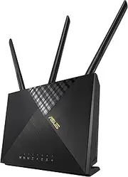 ASUS 4G-AX56 WIFI6 Cat.6 300Mbps Dual-Band WiFi 6 LTE Router, Data Rate up to 1800Mbps, Captive Portal, Lifetime Free Internet Security