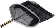 Leaf Net Rake, Pool Leaf Net, Black Skimmer Cleaner, Pool Net Skimmer, for Swimming Pool Fish Pond