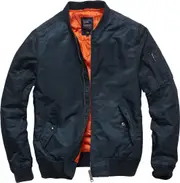 Vintage Industries Welder MA1 Jacket, blue, Size S for Men