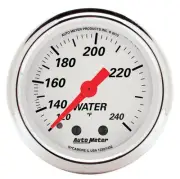Auto Meter 1332 Arctic White Water Temperature Gauge