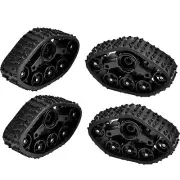 4pcs RC Car Tire Wheel Rubber Crawler Tyre For WPL 1/16 RC Military Truck NEW