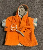 9 " MUFFY VANDERBEAR HOPPY NEW SPLISH SPLASH ROBE OUTFIT HARE NWT